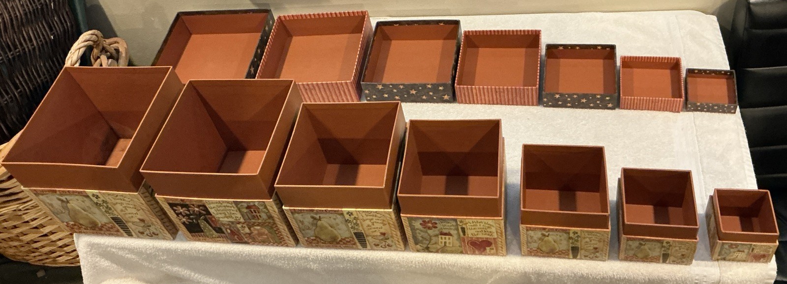 Bob’s Boxes Simple Life Nesting Boxes, Set Of 7 With Lids. gallery