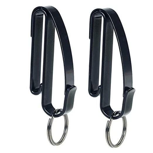 Metal Key Ring Holder Quick Hook System Belt Loop Fit up to 2 Metal Keychains gallery