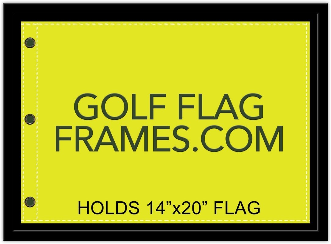 Compact Black Golf Flag Frame, Moulding blk-007, NEW Fairway Green and Black ... gallery
