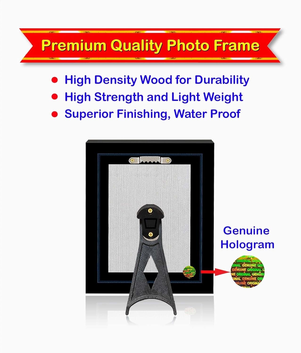 Lord Laxmi Narayan HD Printed Religious Picture With Wooden Frame gallery
