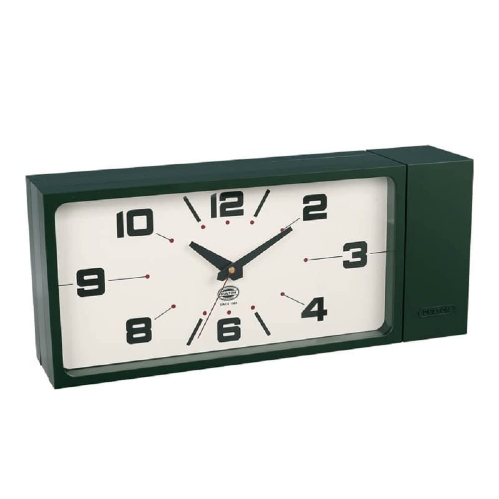 NEW DULTON Double Face Wall Clock Rectangle Green Magnet Type H21-0362DGN JAPAN gallery