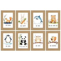 4×6 Picture Frames 8 Pack, Gallery Wall Collage Tabletop Frames with Glass