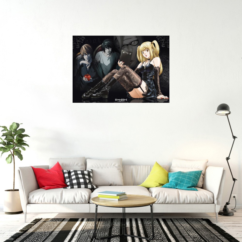 Death Note - Anime TV Show Poster (Misa, Light & L) (Size: 36" x 24") gallery