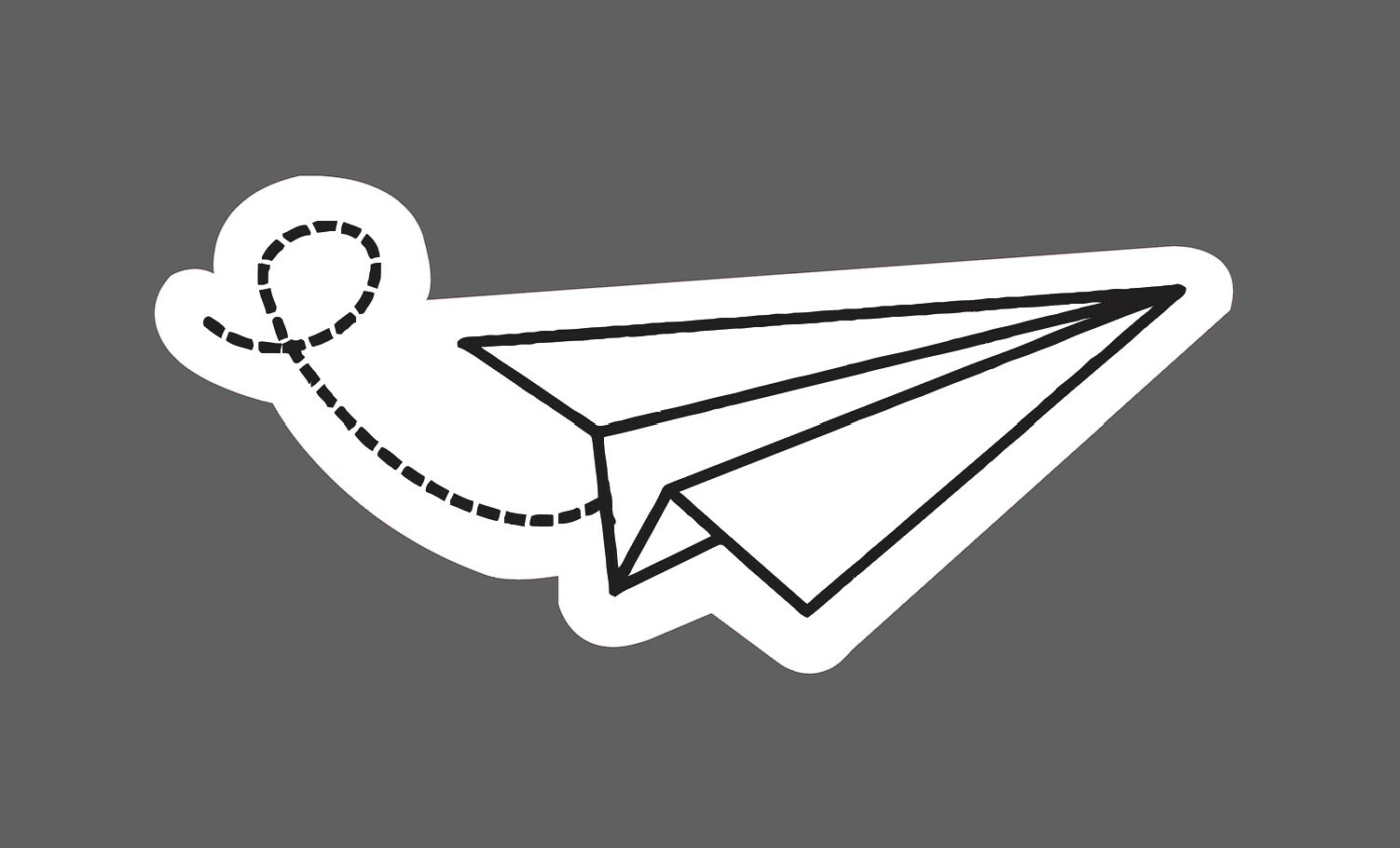 Paper Airplane Sticker Flight Waterproof - Buy Any 4 For $1.75 Each Storewide! gallery