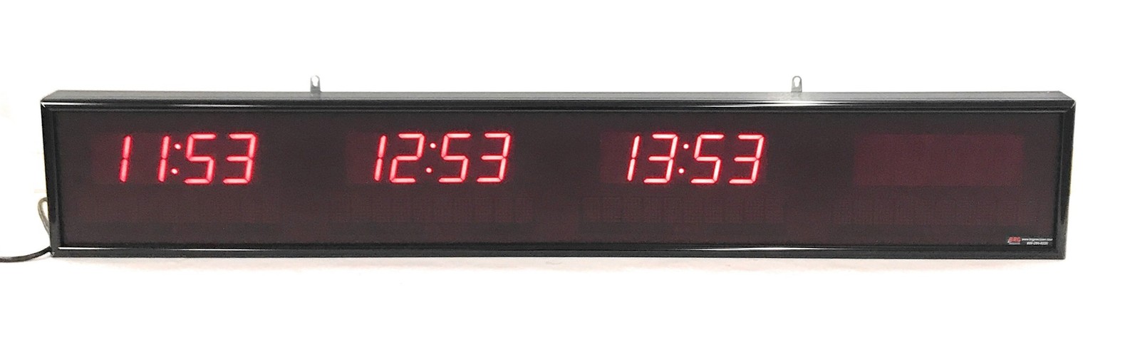 BRG Precision 6610H Time Zone Clock Multi-Color LED 4-Zone Display USB Control gallery
