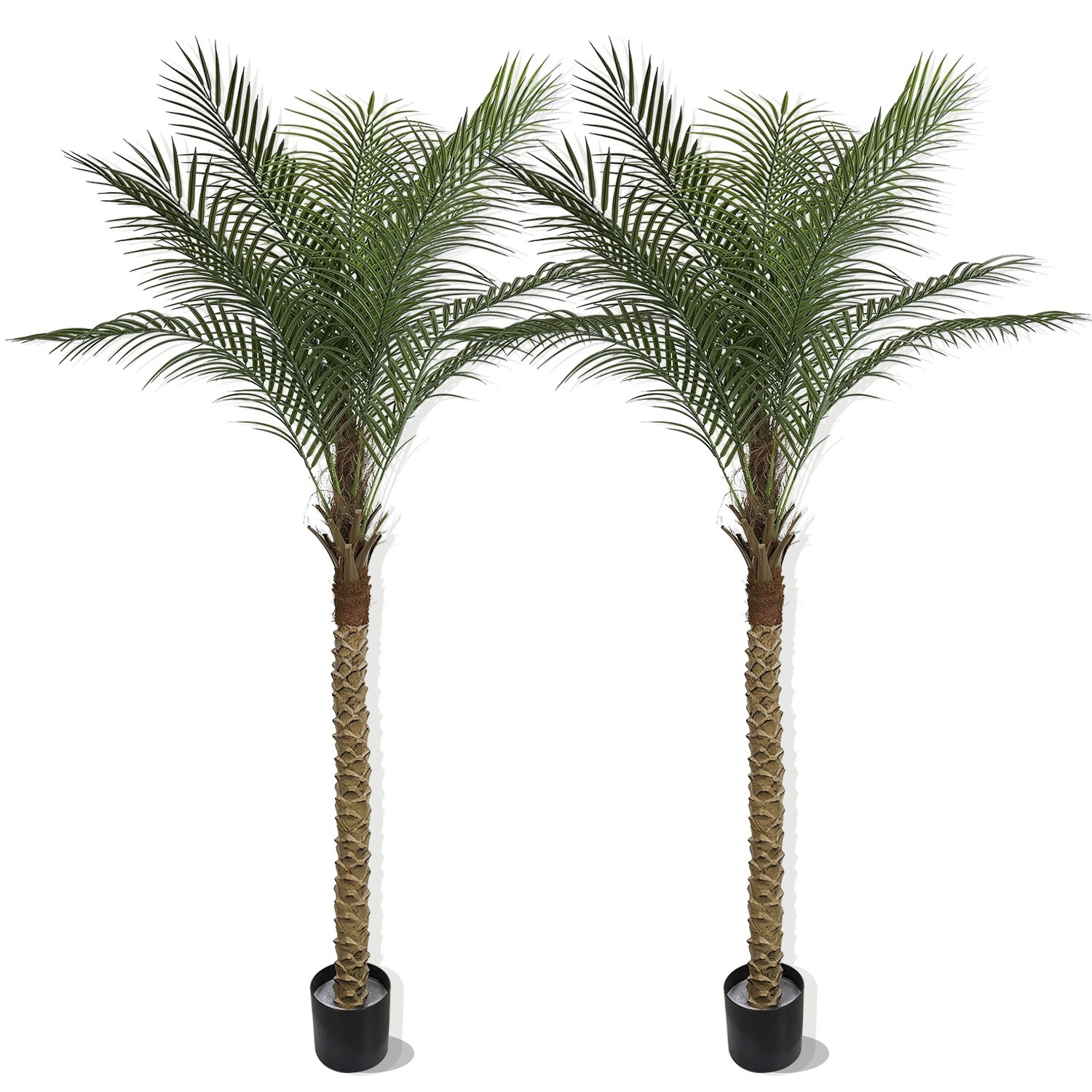 7FT 2pack Artificial Palm Fake Tropical Potted Plant Indoor Outdoor Home Decor gallery