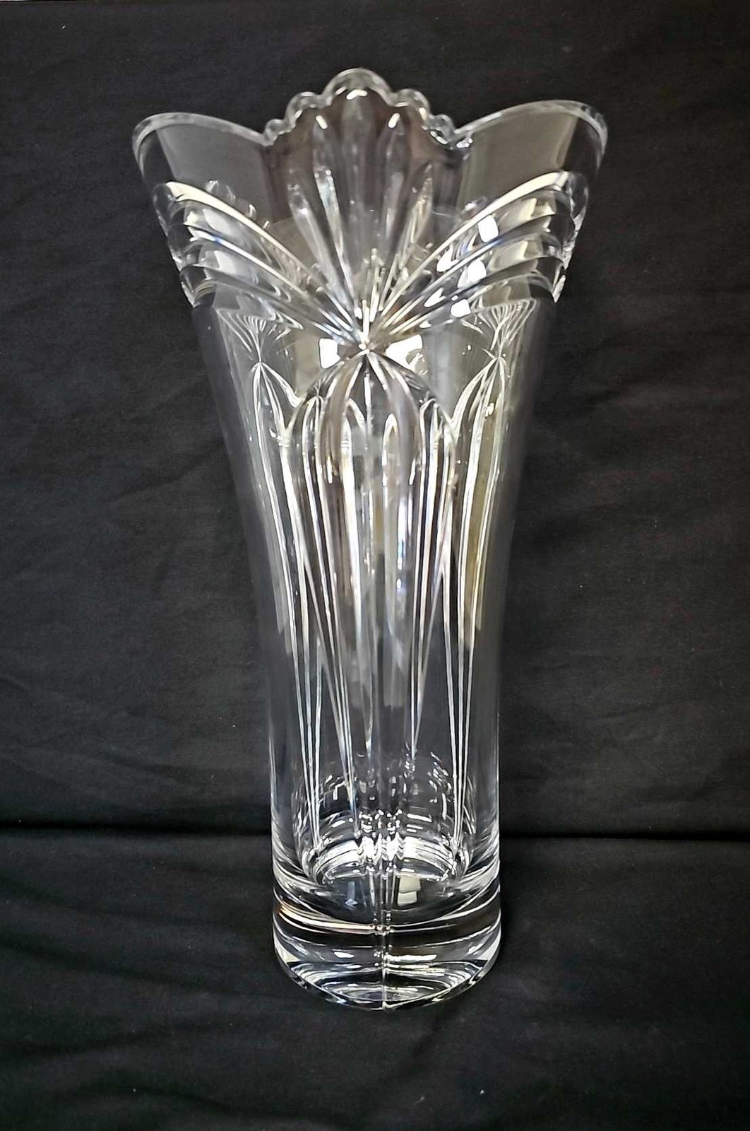 Bohemia Crystal Giga Collection Eclipse 14" Vase 2 available orig box gallery