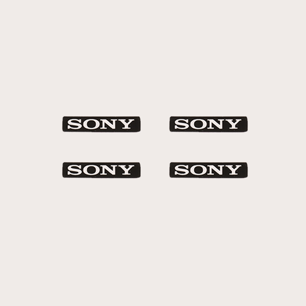 4Pcs Hard plastic Sticker SONY replacement Badge Logo Camcorder DIY Decoration gallery