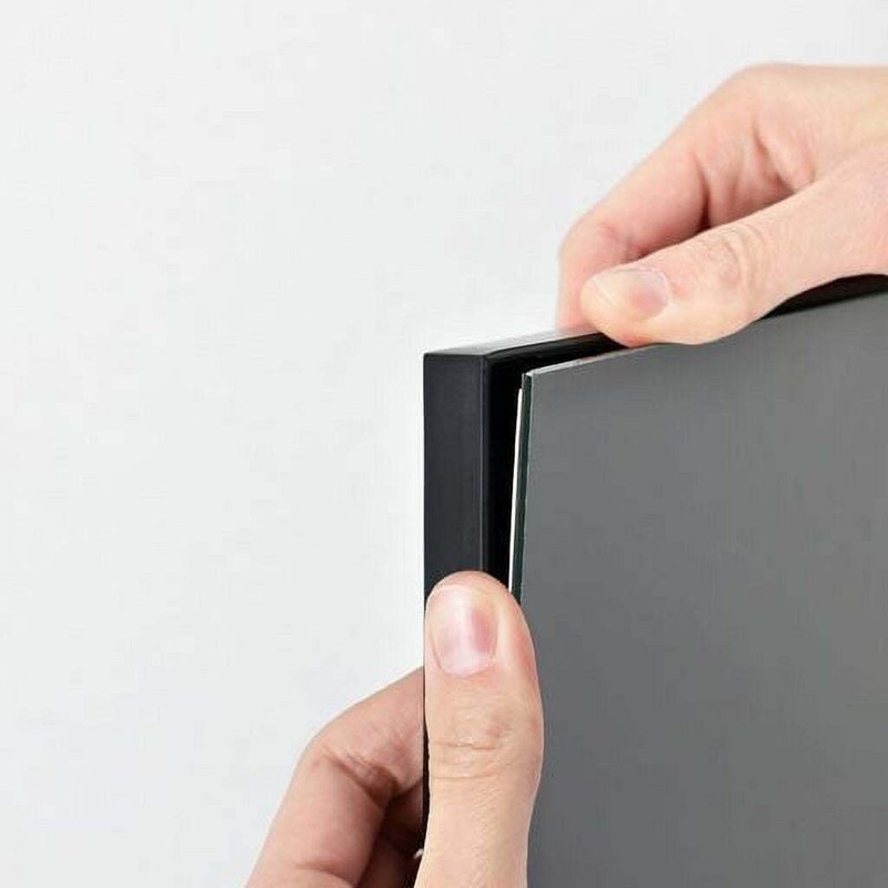 8.5x11 Front Loading Document Picture Frame, Black, Set of 3 gallery