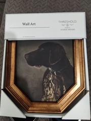 NEW! Threshold Studio McGee – Pointer Dog Wall Art in Frame – 8″ x 10″