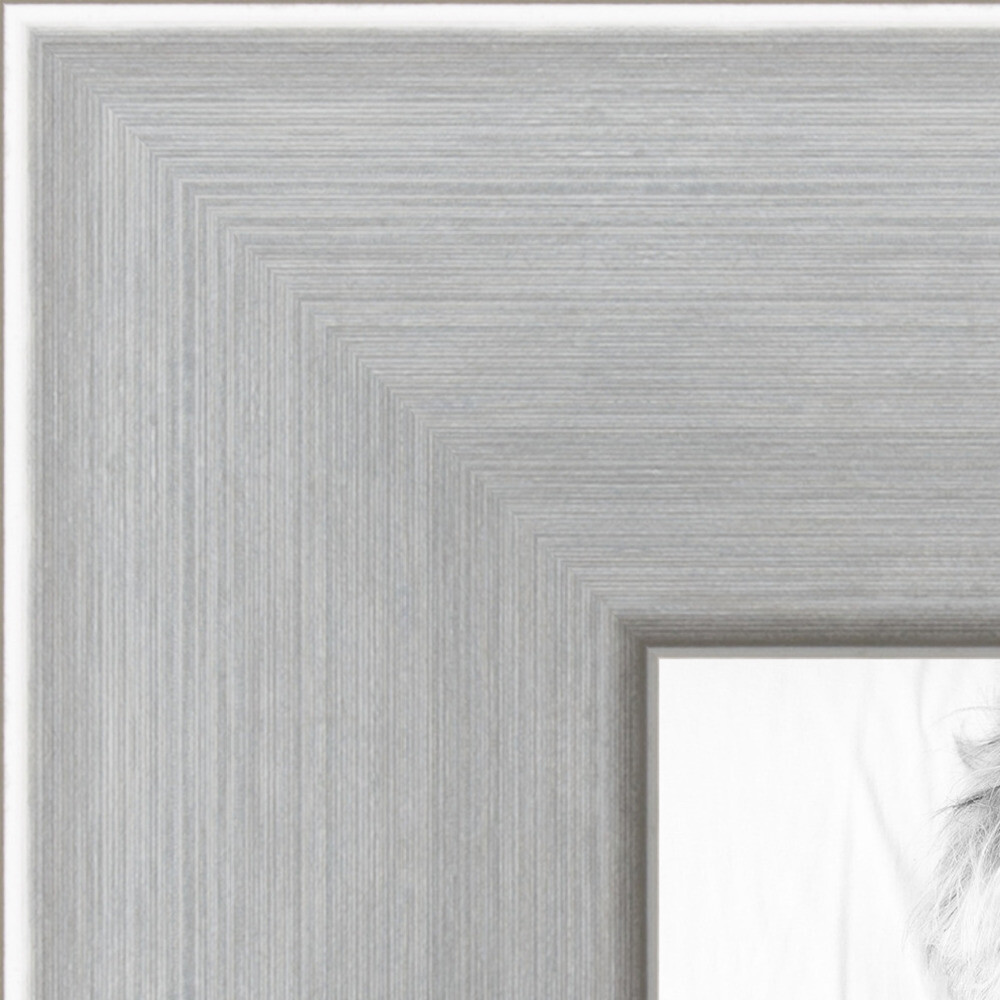 ArtToFrames 2" Custom Poster Frame Silver Stainless Steel 3980 Large gallery
