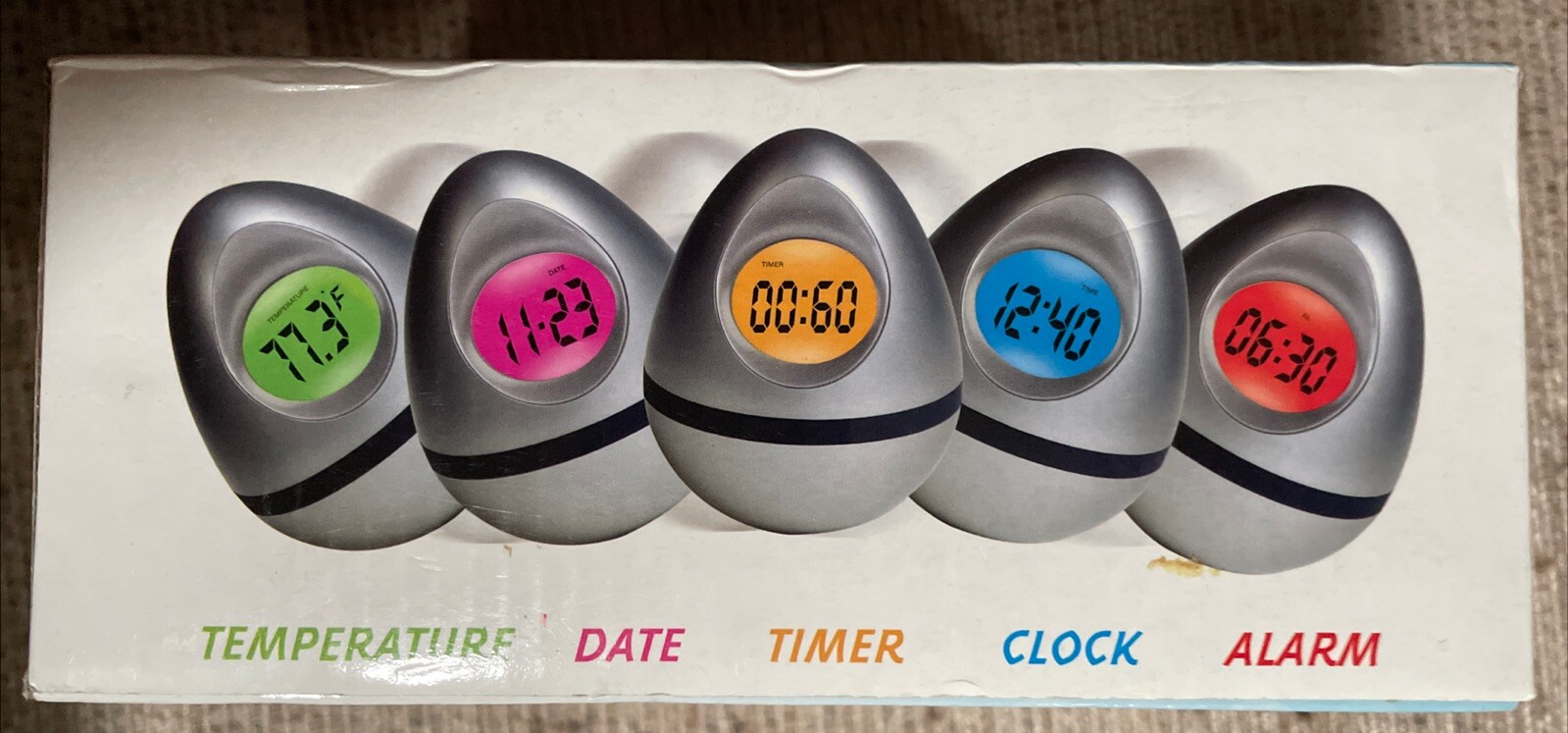 Shifts 5-in-1 Changes Color & Function LCD Alarm Clock New gallery