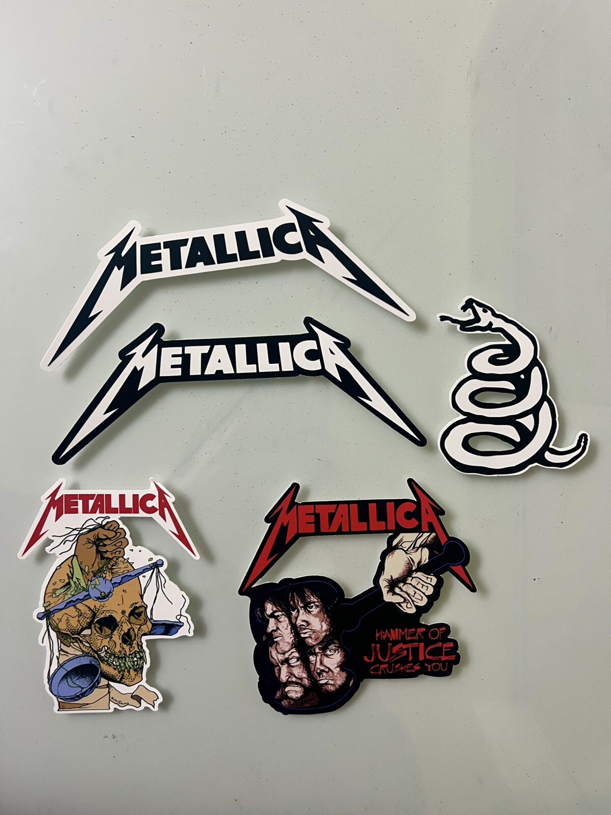 Metallica Sticker Pack - Heavy Metal Stickers , Thrash Metal Stickers gallery