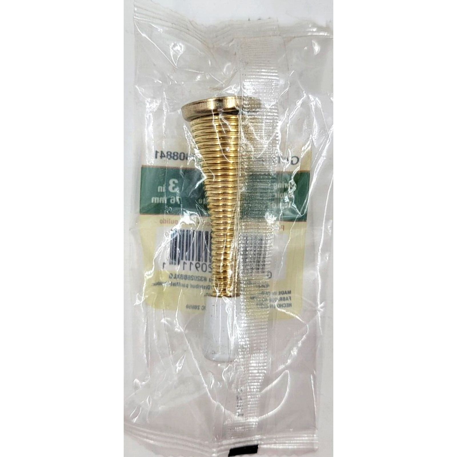 Gatehouse 3" Spring Baseboard Door Stop Brass 0308841 Wall Protector Lot of 2 gallery