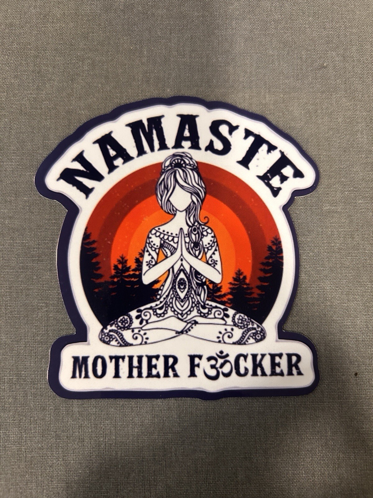Namaste Large Sticker Waterproof Measure4" gallery