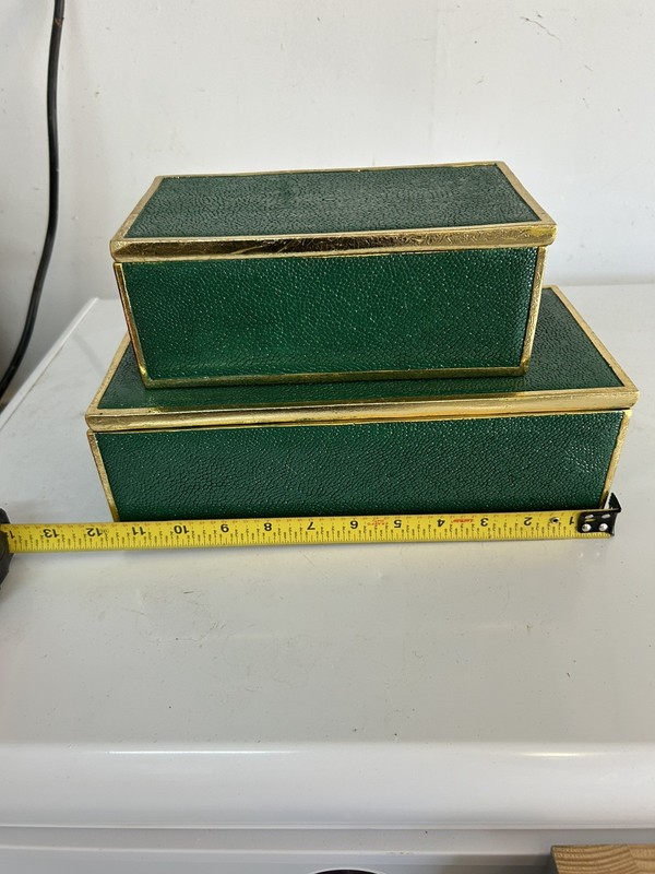 Uttermost Karis Emerald Green Boxes Set of 2 - 18723 gallery
