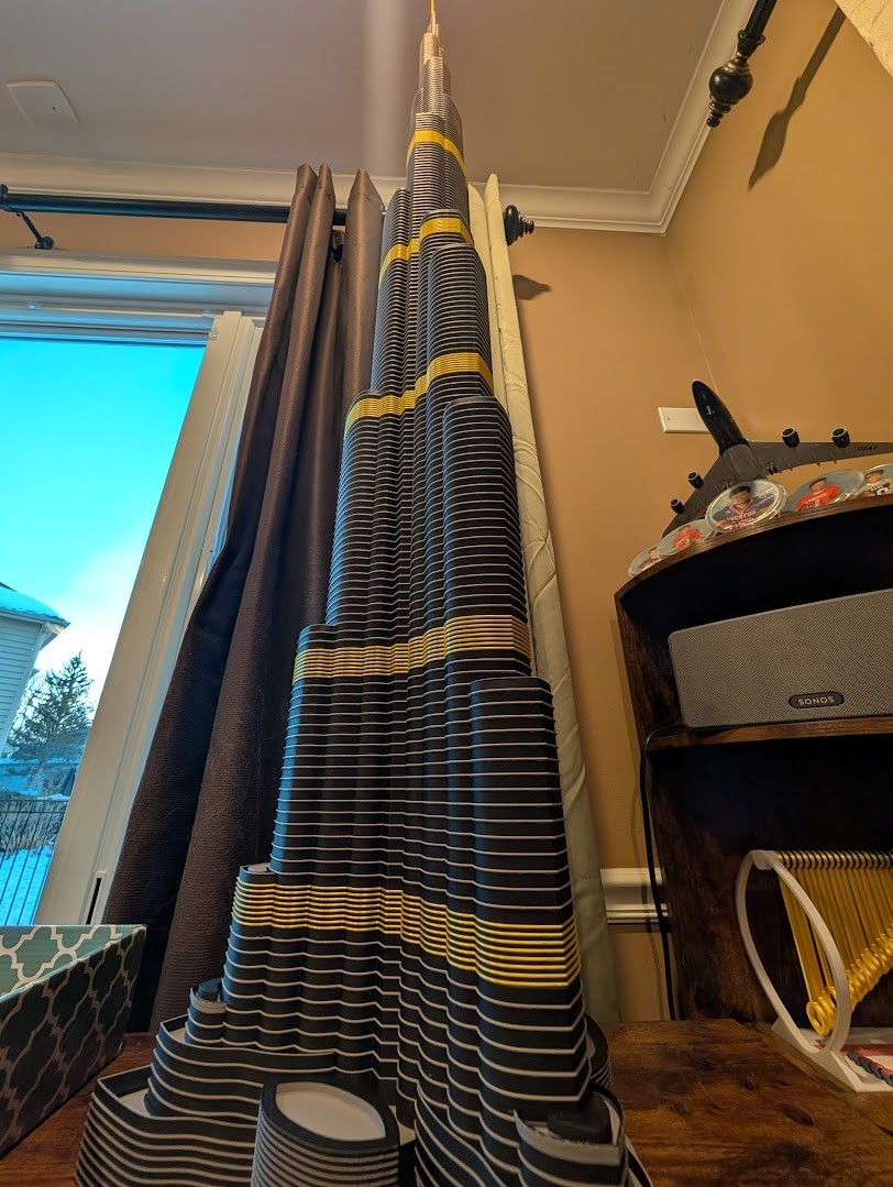 Extra Large Burj Khalifa Model- 3D Printed gallery