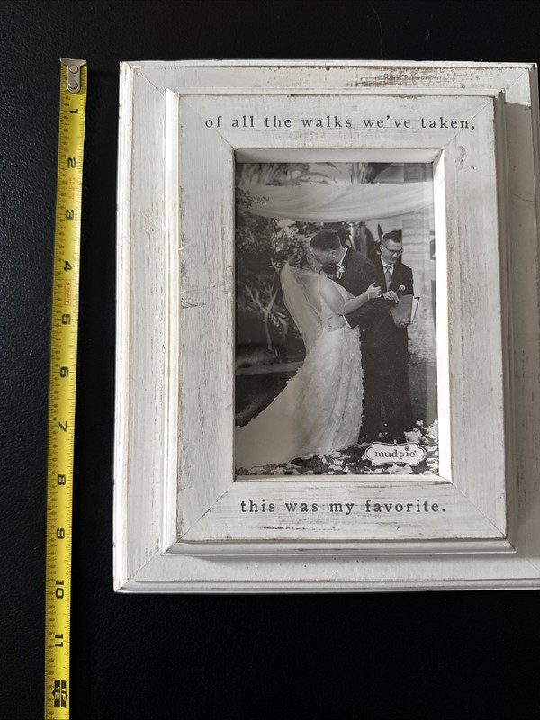 Mud Pie White Wood Double Layer Wall Picture Frame This Was My Favorite 4x6 gallery
