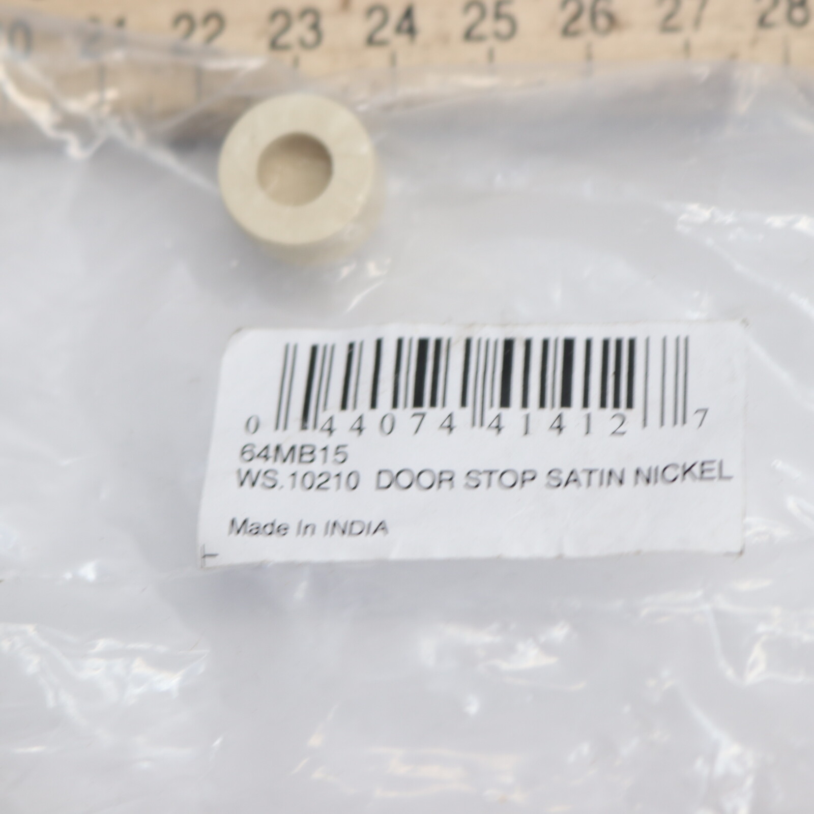 Projection Baseboard Door Stop Satin Nickel 64MB15 gallery