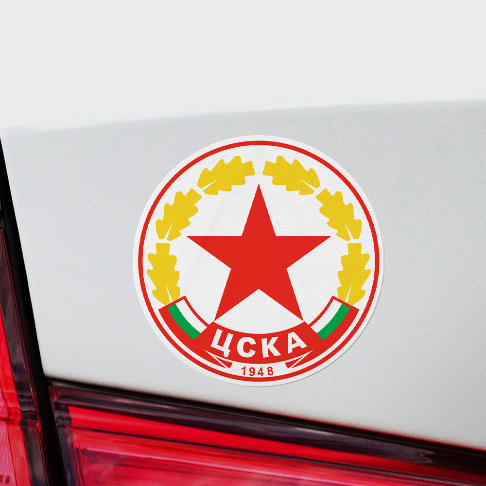 CSKA Sofia Bulgaria 4 Pack Sticker Vinyl Decal Football Soccer Армейците gallery