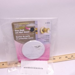 Prime-Line Self Adhesive Wall Protector Rigid Vinyl White 3-1/2″ U 9243