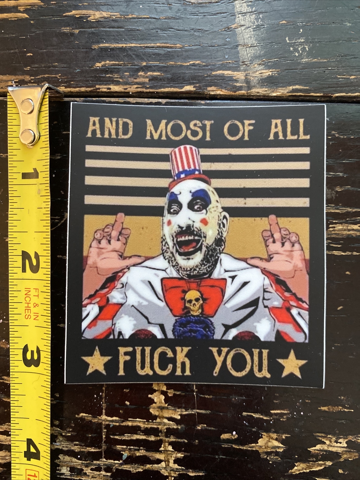 Captain Spalding (This Sticker Is Dishwasher Safe)Devils Rejects/Rob Zombie gallery