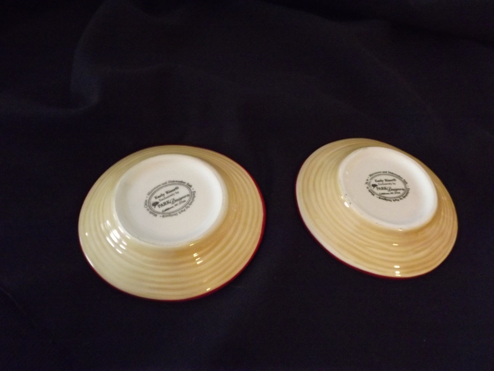 2 Park Designs Early Riser 5" ROOSTER PLATES Farmhouse BREAD DIPPING FRUIT ETC gallery