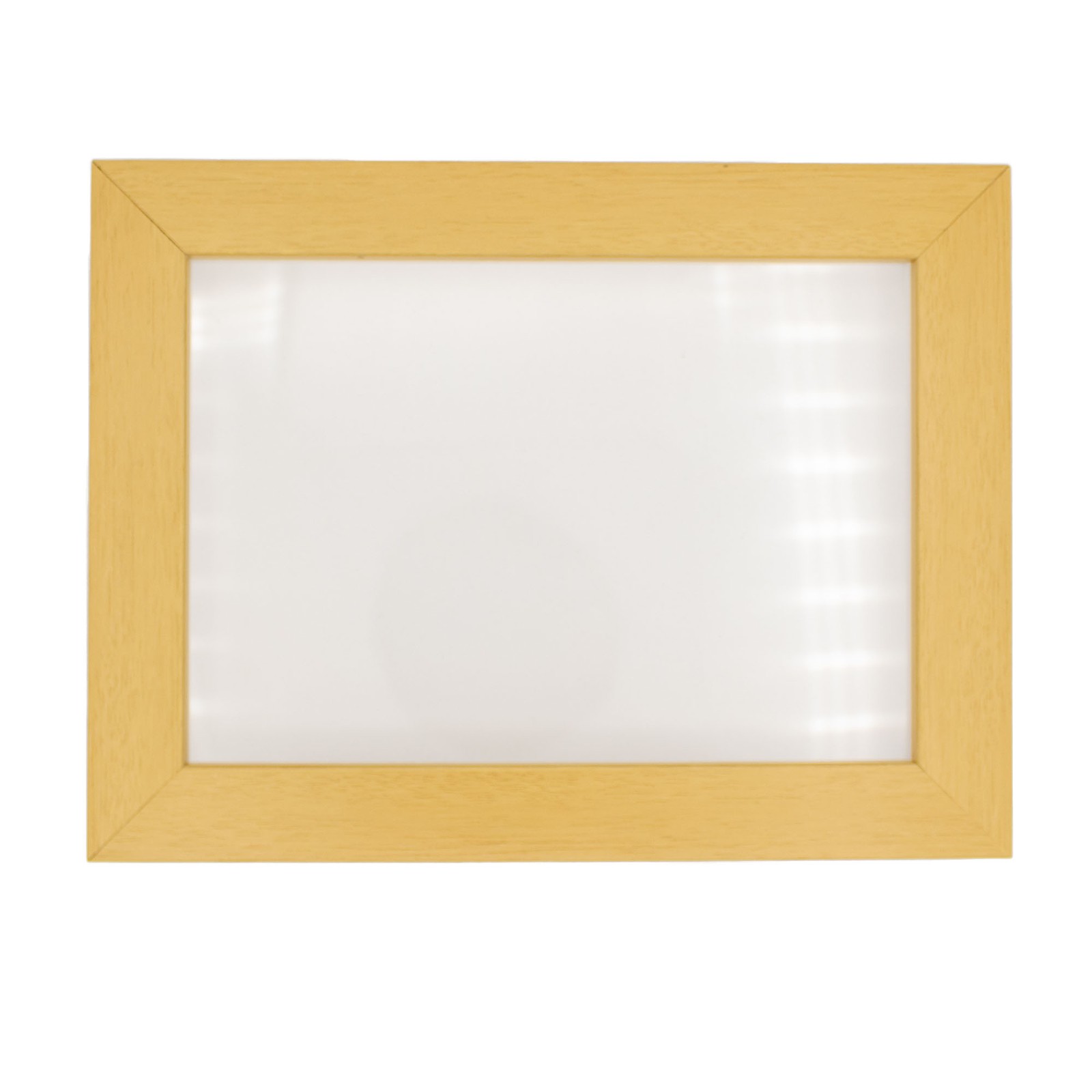 4x4 In Shadowbox Gallery Wood Frames - Natural DEEP Shadow Box Frame with a Disp gallery