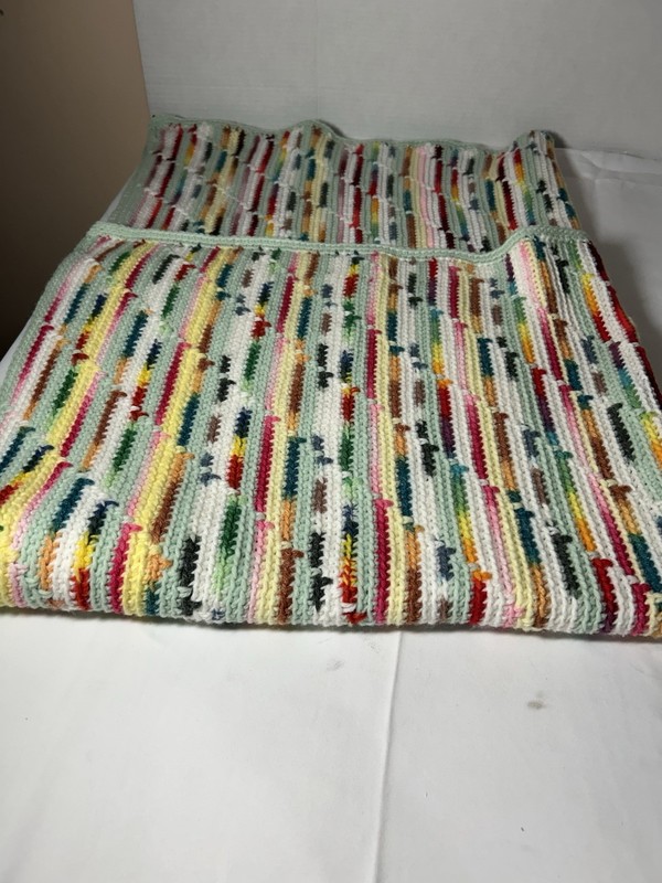 43 X 48 Crocheted Afghan Multicolored gallery