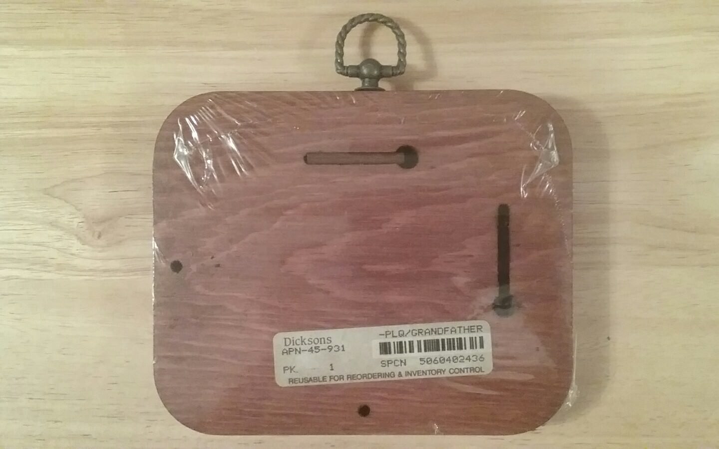 GRANDFATHERS - Solid Wooden Plaque - Dicksons gallery