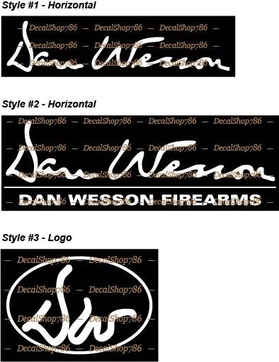 Dan Wesson Firearms -Hunting/Outdoor Sports- Vinyl Die-Cut Peel N' Stick Decals gallery
