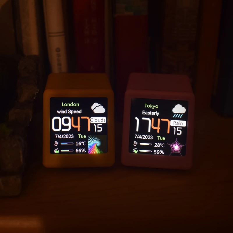 Colorful OLED Multi-Function Information Display WiFi Smart Desktop DIY Creative gallery