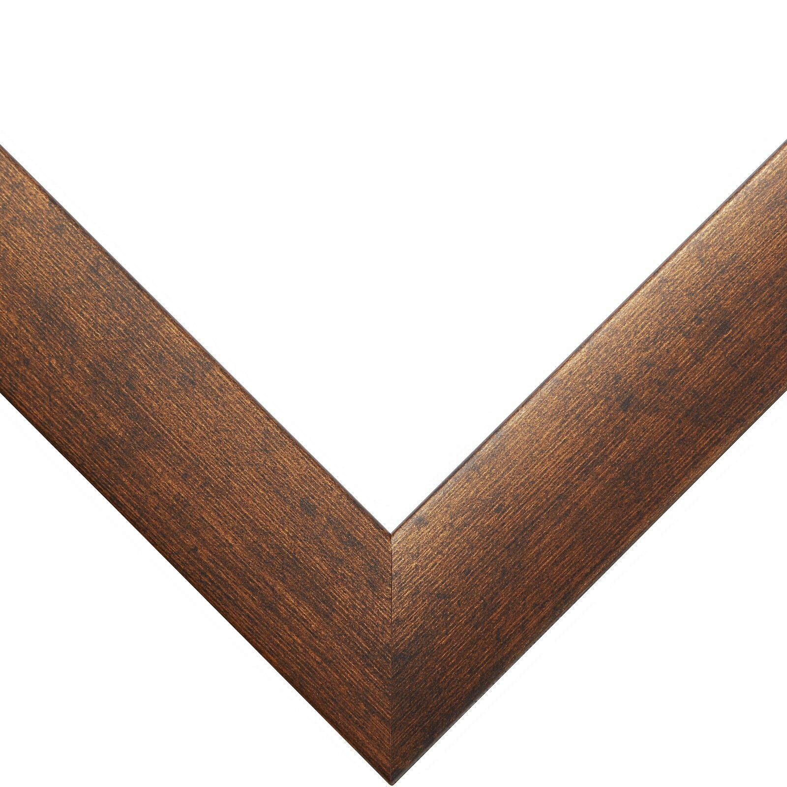 Craig Frames 1" Contemporary Rustic Copper Picture Frame With a Single Mat gallery