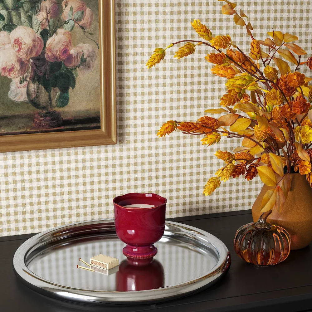 Silver Round Tray - Threshold gallery
