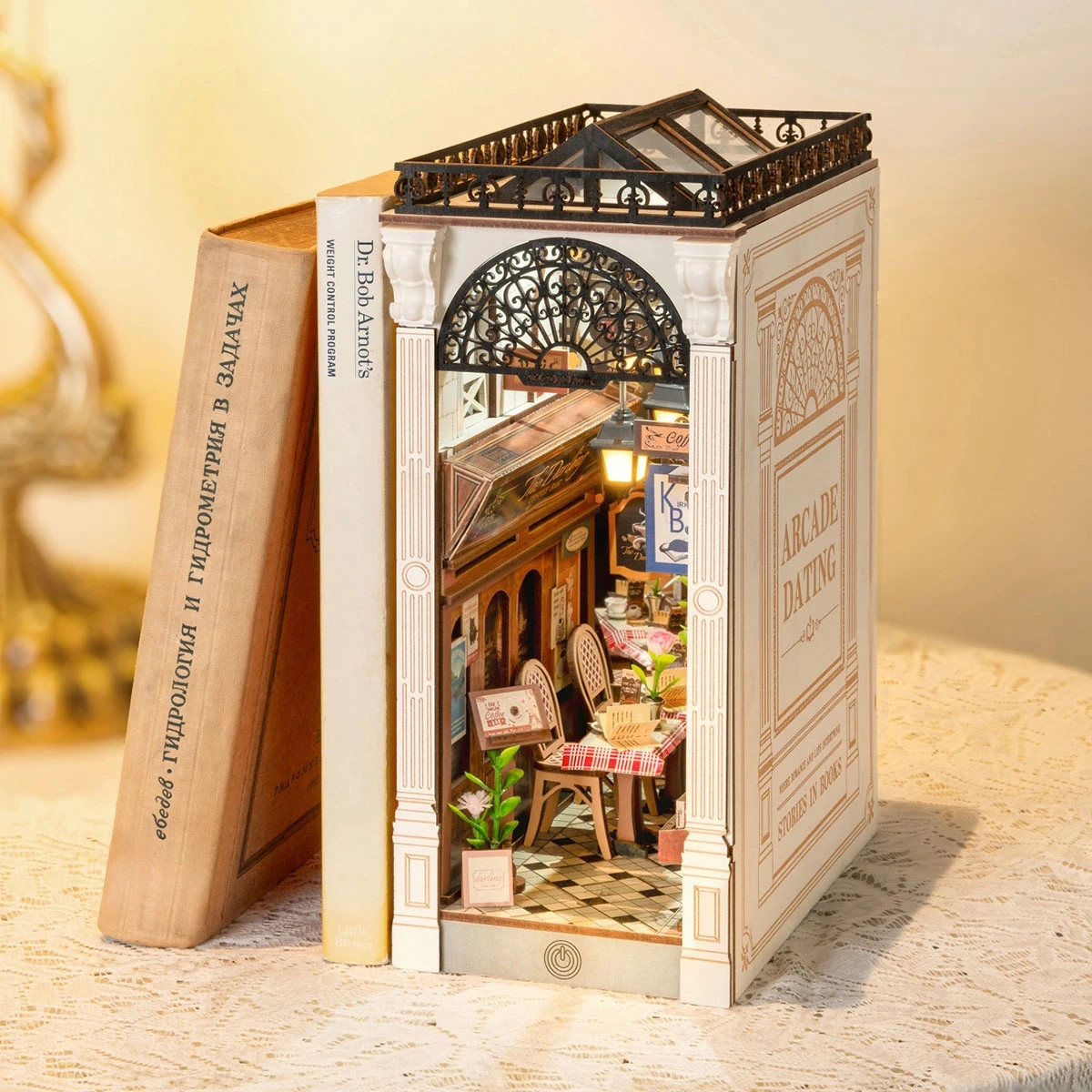 New !Rolife Arcade Dating DIY 3D Creative Bookend Book Nook & Wonderland Sealed gallery