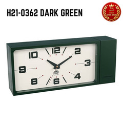 DULTON Double Face Wall Clock Rectangle Dark Green H21-0362DGN Magnet Japan F/S