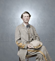 Col John Singleton Mosby Grey Ghost Confederate Civil War color photo – 00633