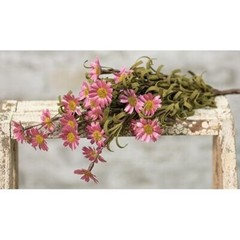 Mini Mountain PINK Daisy Bunch / Spray / Bush – 16″ Farmhouse Daisies