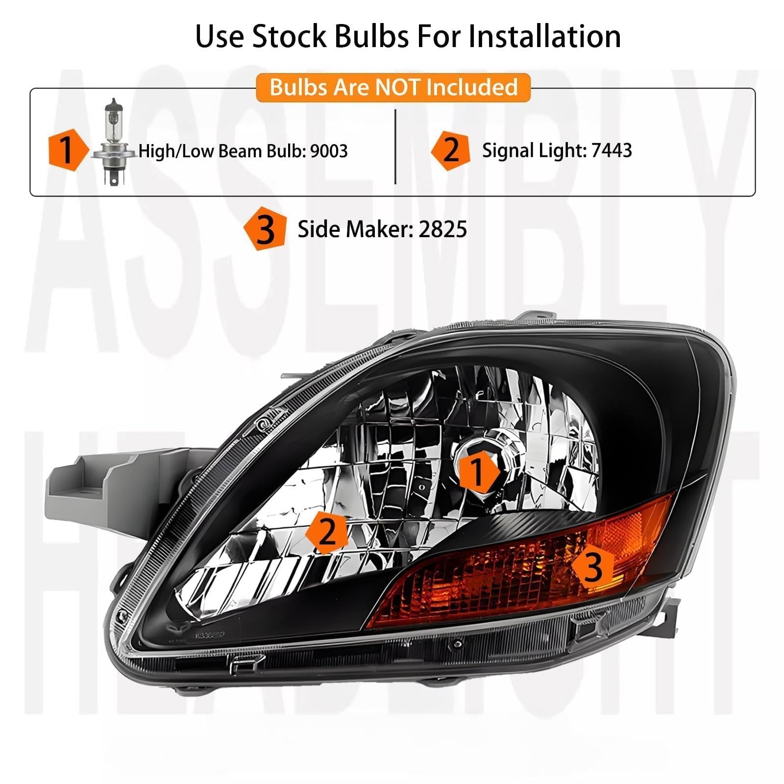 2PCS Headlights Assembly Compatible with 2007 2008 2009 2010 2011 Toyota Yari... gallery