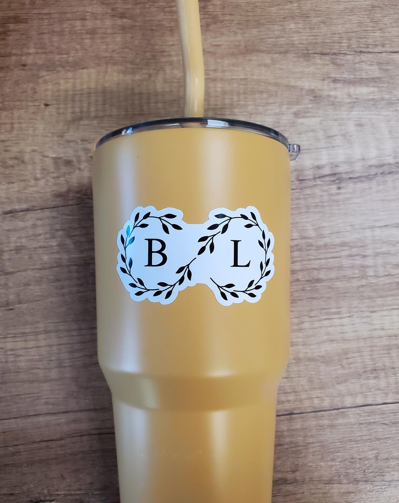 Custom Monogram Sticker | Contour Cut, Glossy Vinyl gallery