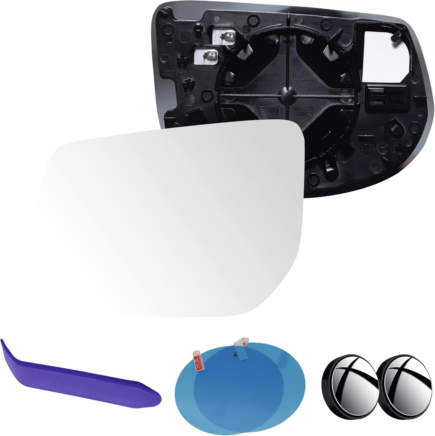 EAP Driver Side Mirror Glass Compatible With Cadillac XTS 2013-2017, Heated W... gallery