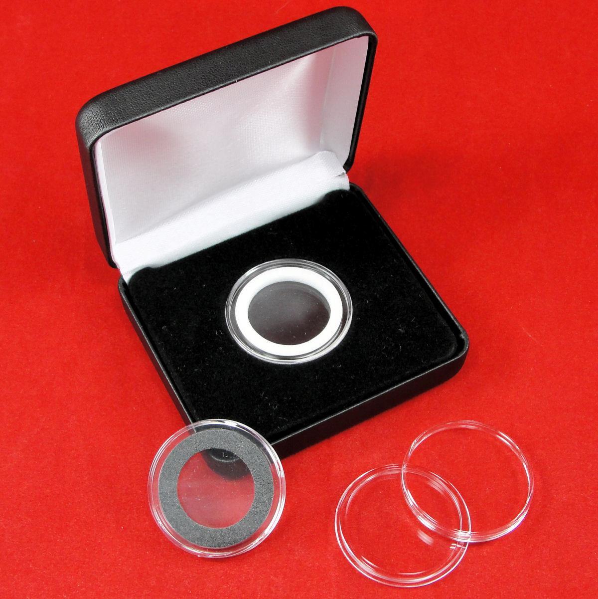 Presentation Black Leatherette Coin Box w/Choice of 1 T Model AirTite Capsule gallery