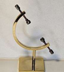 Display Stand Caliper • Adjustable • Brass/Gold Color