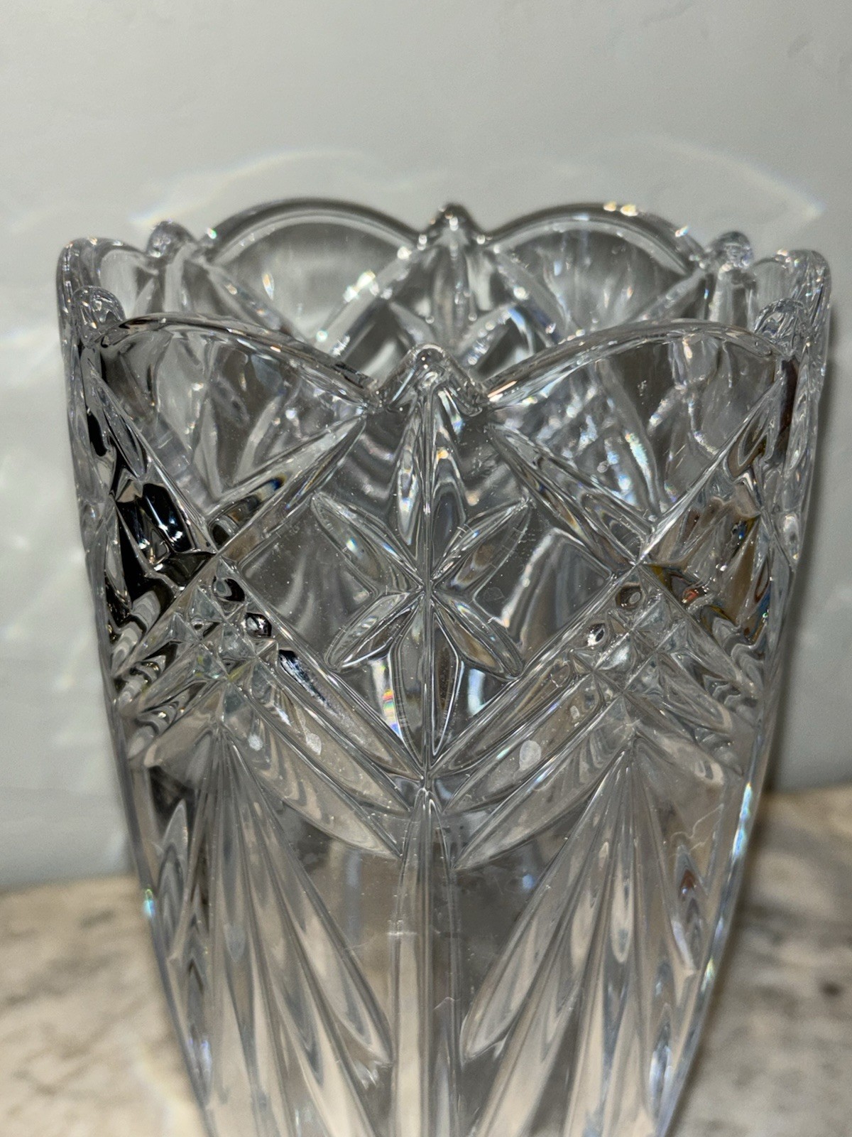 Christopher Stuart Starstruck Collection - Heavy Lead Crystal 10" Vase gallery