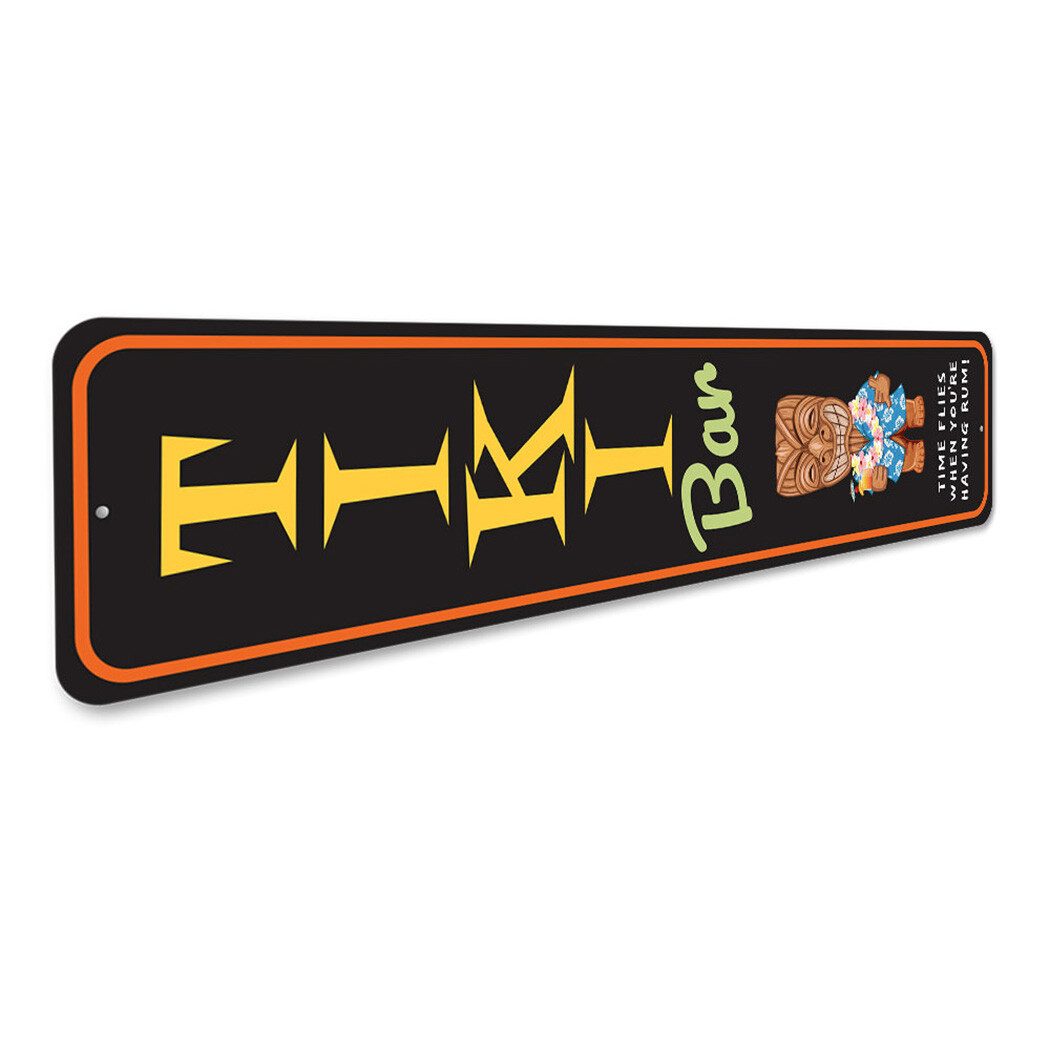 Vertical Tiki Beach Metal Sign gallery