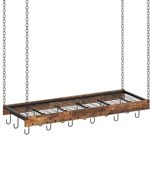 Hanging Pot Rack, Ceiling Wall Mounted Pot Rack for Kitchen, Industrial Style gallery