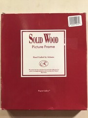 Solid Wood Picture Frame Hand Crafted By Artisans. Regent Gallery 9” x 8”