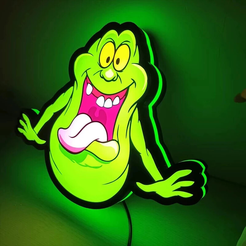 Ghostbusters 3D Printed LED Lightbox Wall Sign Gameroom Decor Children Gift gallery
