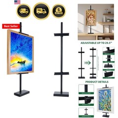 Tabletop Picture Frame Stand, Adjustable Easel Stand for Frames Up to 29″ H, …
