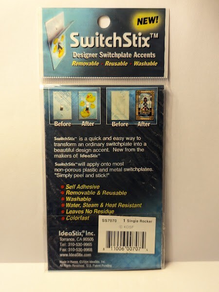 SwitchStix Designer Switchplate Cover Sticker Decal Firetrucks Single Rocker NEW gallery